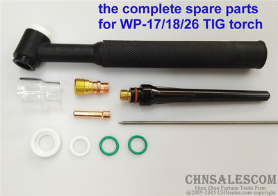 Kit Lentille Gaz Pour Torche Soudage WP - Verre Transparent, Compatible WP-17/18/26 - 7