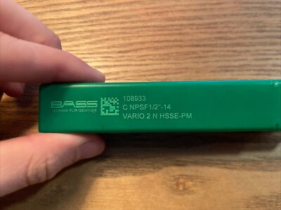 BASS 108933 - C NPSF 1/2 -14 Pipe Tap, Vario 2 N HSSE-PM