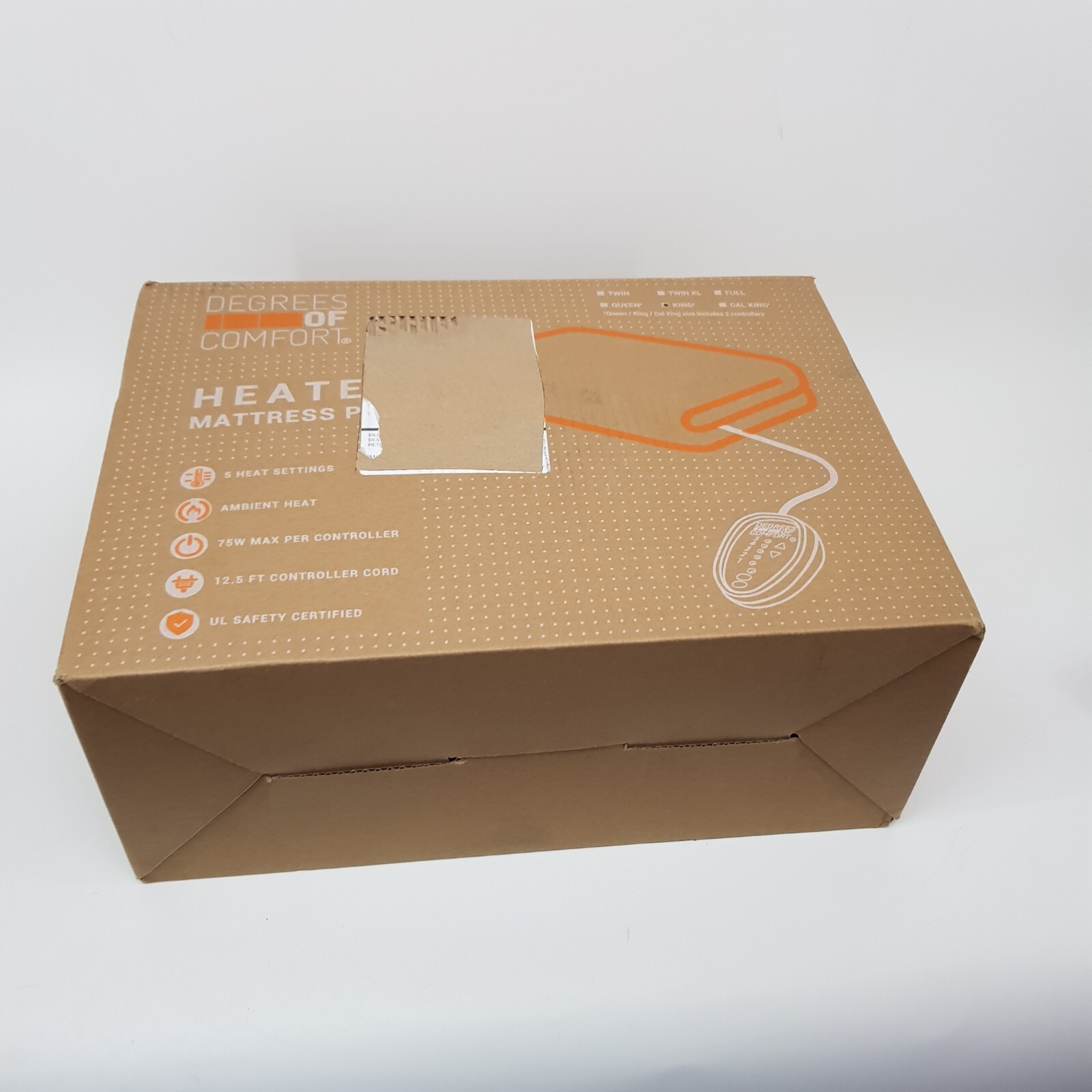 Heated Mattress Pad King Dual Control Bed Warmer Split 2Zone Electric