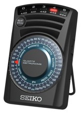 Seiko Quartz Metronome SQ60 Black 62 W x100 H x29.5 D mm Battery Powered NEW