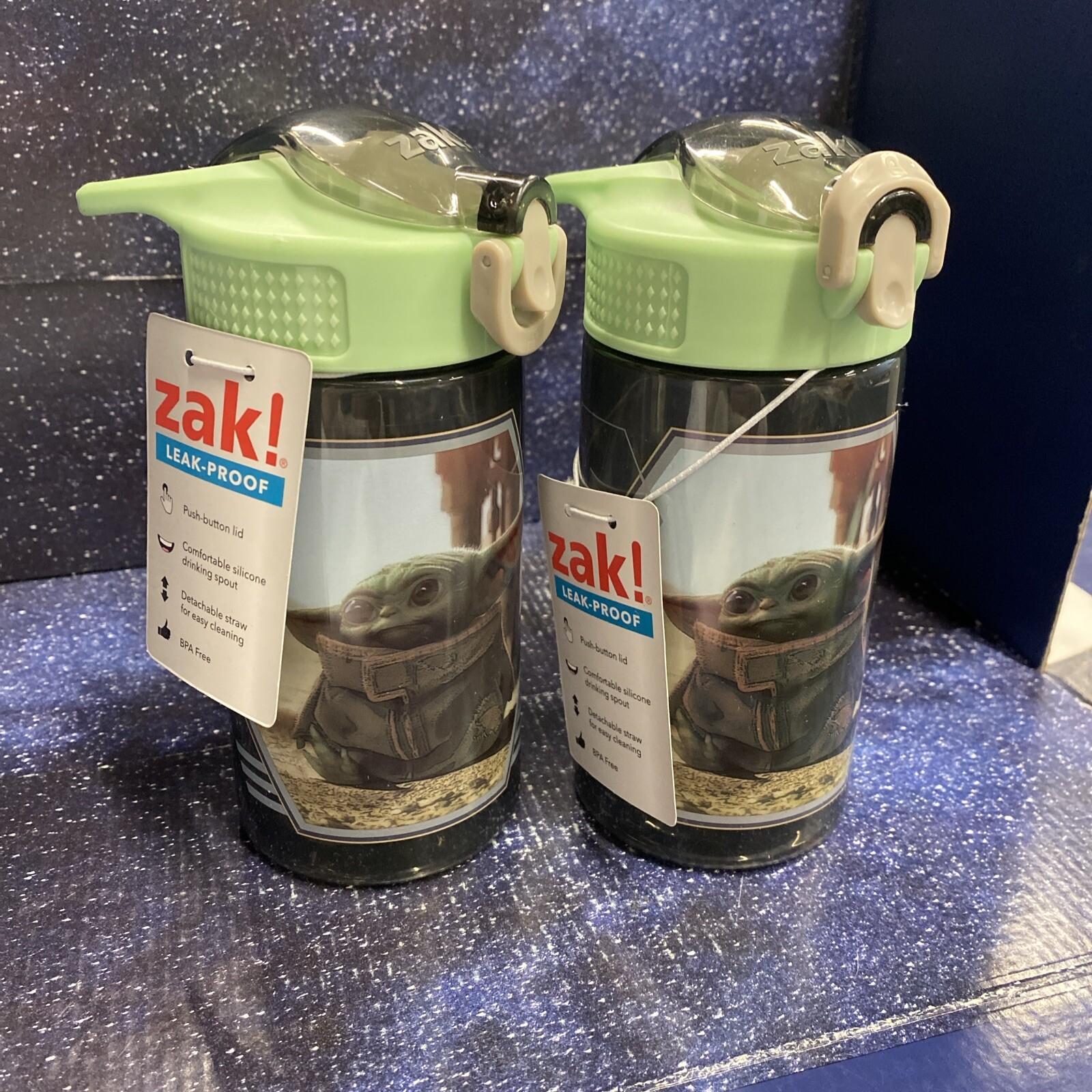 2X Zak Designs Star Wars Mandalorian Baby Yoda The Child Kid