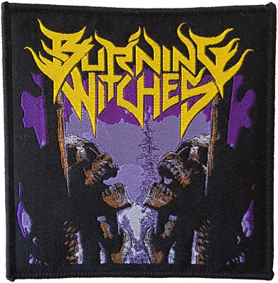 BURNING WITCHES - Skulls - 10,3 x 10,1 cm - Patch - 168747