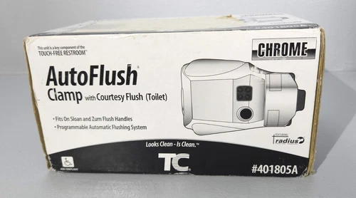 Technical Concepts #401805A CHROME Auto Flush Clamp-On Toilet Flushing System