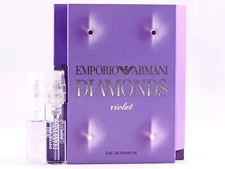 GIORGIO ARMANI EMPORIO ARMANI DIAMONDS VIOLET EDP 1.5ml .05oz x 2 SPRAY SAMPLES