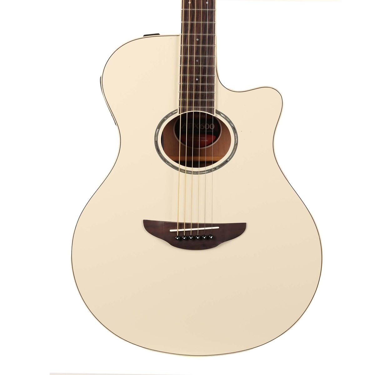 Yamaha APX600 Acoustic Electric Guitar (APX600VW) - White | eBay