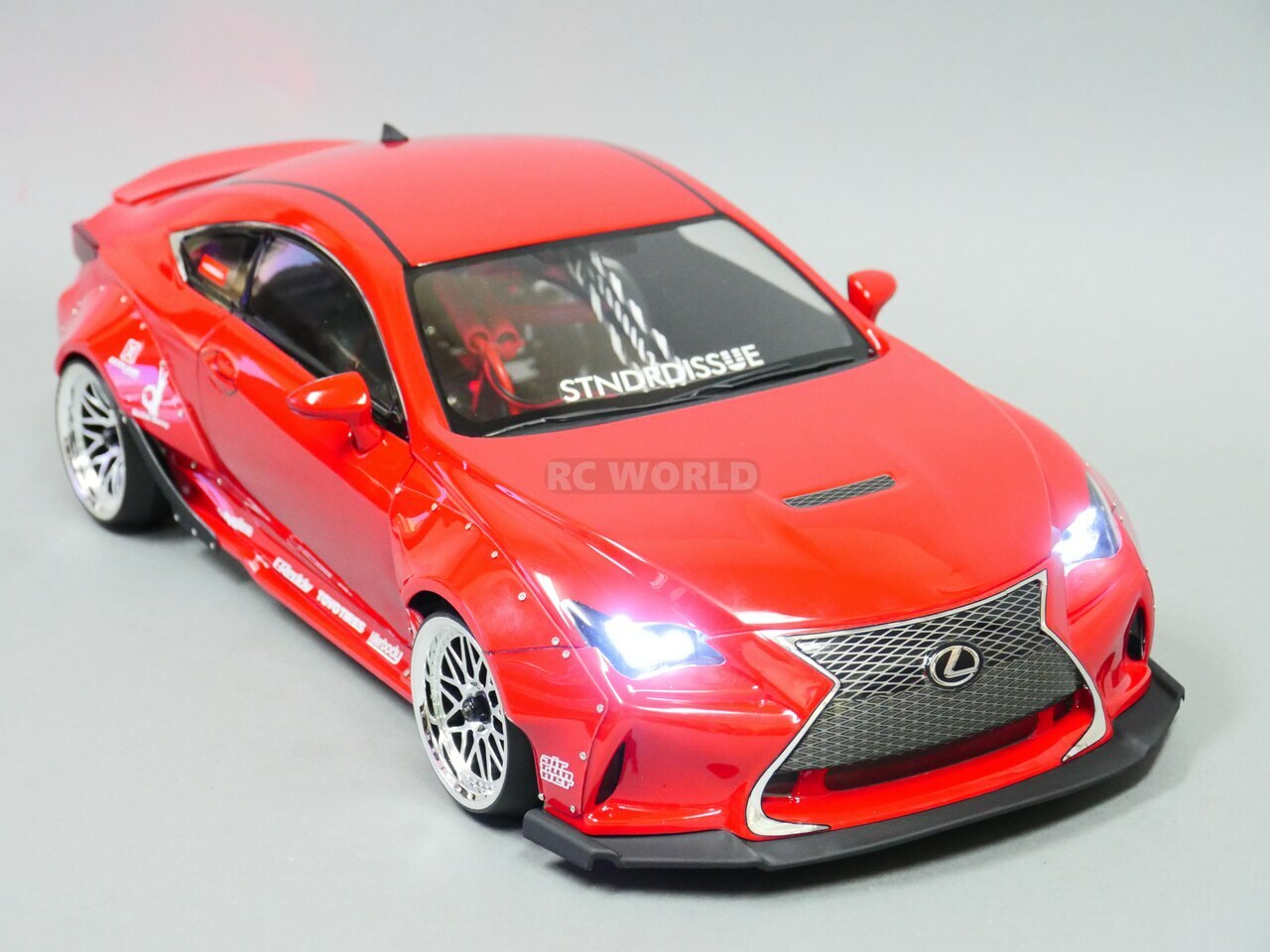 Body Shell Lexus Rcf W/ Wide Body Kit -clear-