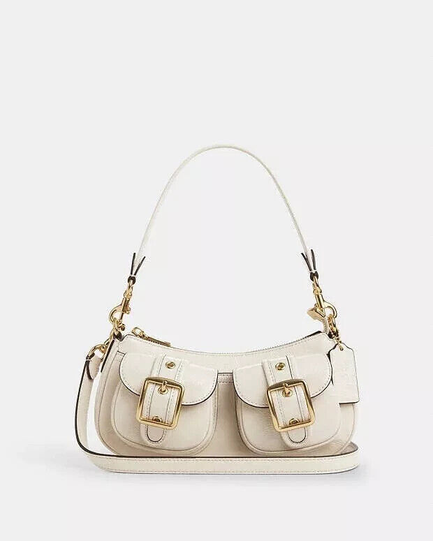 COACH Ashton Baguette Bag Patent Leather Pearl CV943 Outlet COACH Ashton Baguette Bag Patent Leather Pearl CV943 Outlet