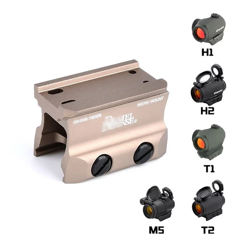 战术放大镜红点光学扩音器底座 DD 金属数控安装 20 毫米导轨 - 第 7 张/共 13 张