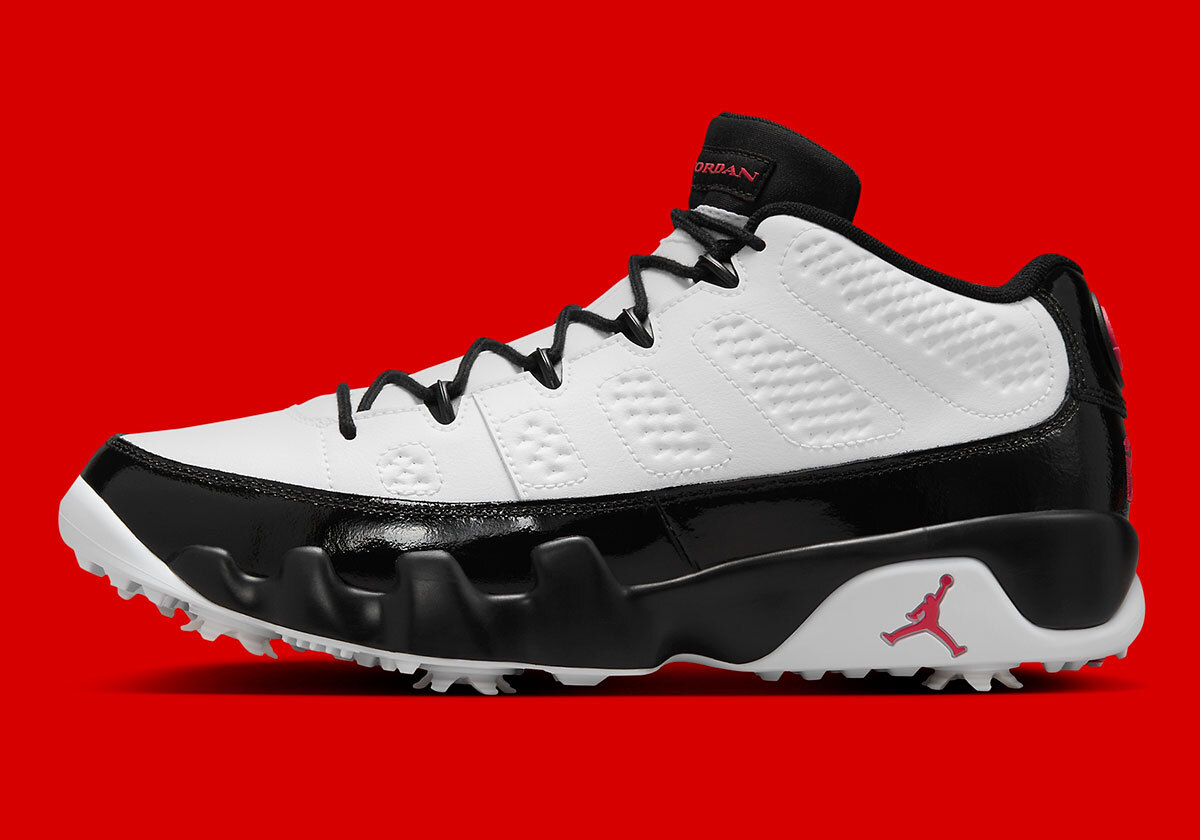 Size 11 - Air Jordan 9 Golf Low White Black True Red for sale