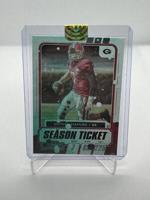 2024 John Rudolph Signed Auto Art Card Matthew Stafford Unique 1/1 Contenders