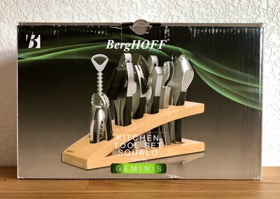Набор для бара в дер. подставке squalo berghoff (5413821107363)