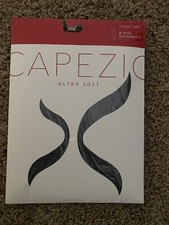 New Capezio Girls Ballet Dance Size 8-13 Solid Black Footed Tights