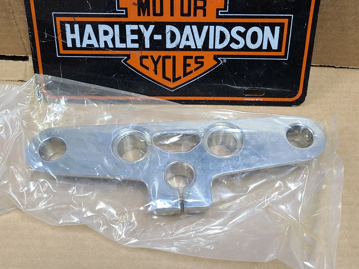Harley Davidson Wide Glide Triple Tree Top Clamp Forks Front End