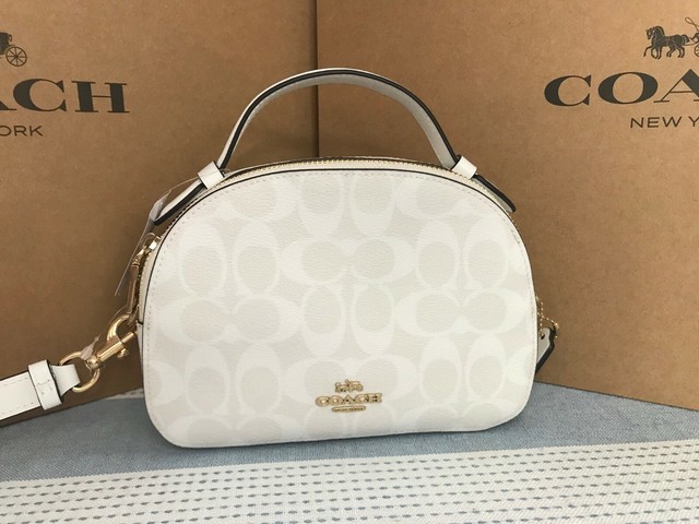 coach 1591 serena satchel in signature canvas