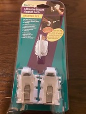 Kidco Adhesive Mount Magnet Set Starter Set No Tools No Drilling 2 Locks NIP