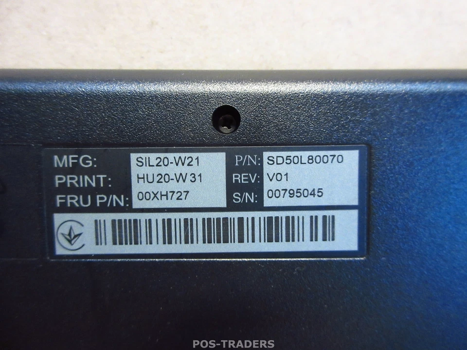 Lenovo SD50L80070 QWERTY USB Wired Desktop Computer Keyboard BLACK / SCHWARZ  - Bild 4 von 4