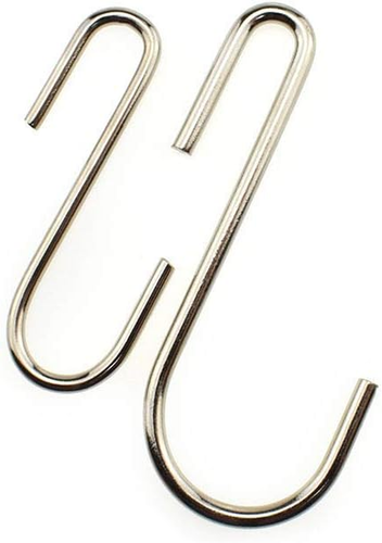20 Pack Heavy Duty S Hooks Stainless Steel S Shaped Hooks Hanging Hangers for Ki - Picture 8 of 12