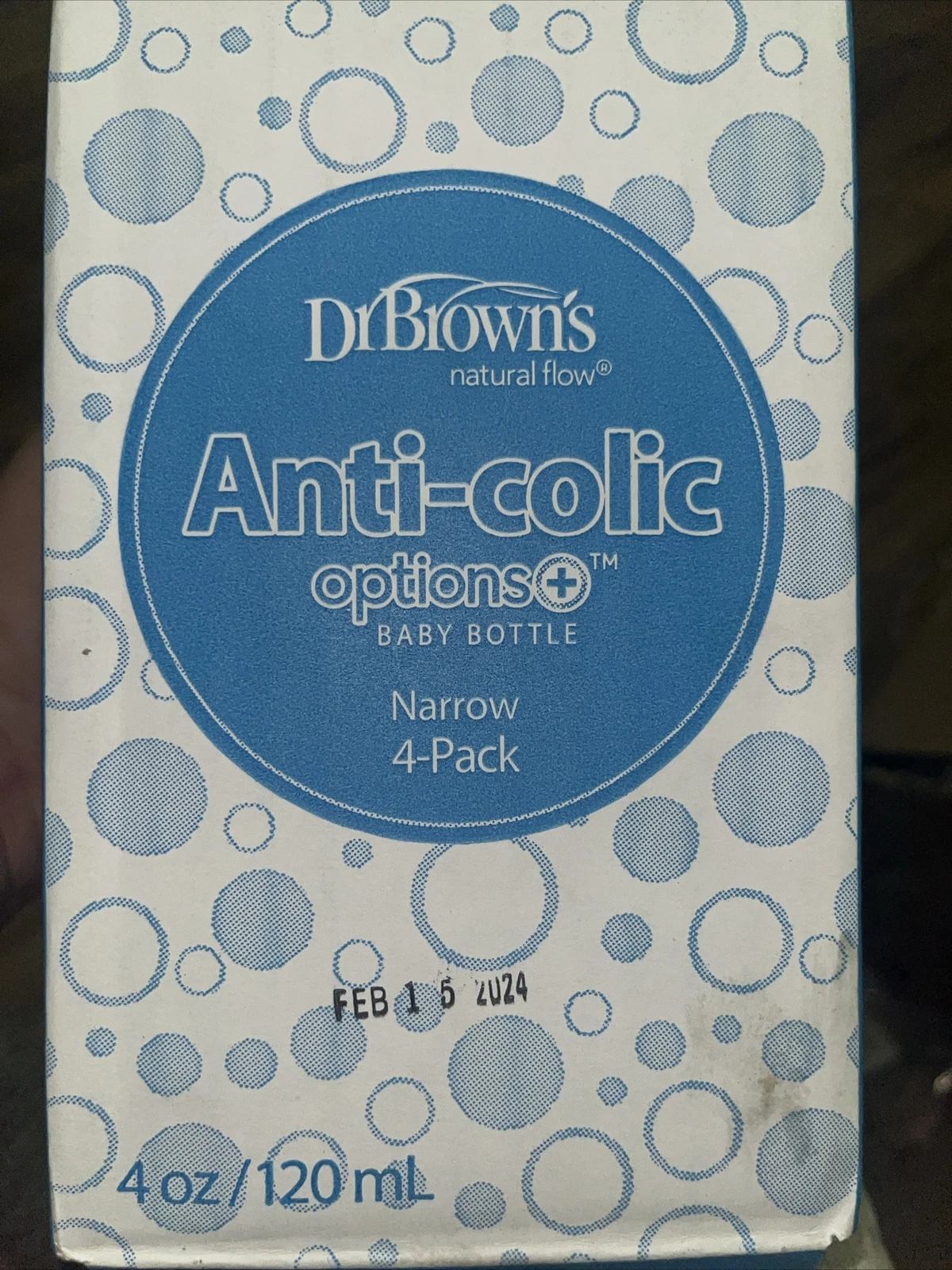 Dr. Brown's Natural Flow 4 oz. Baby Bottle - Pack of 4 Anti-colic