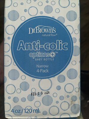 Dr. Brown's Natural Flow 4 oz. Baby Bottle - Pack of 4 Anti-colic