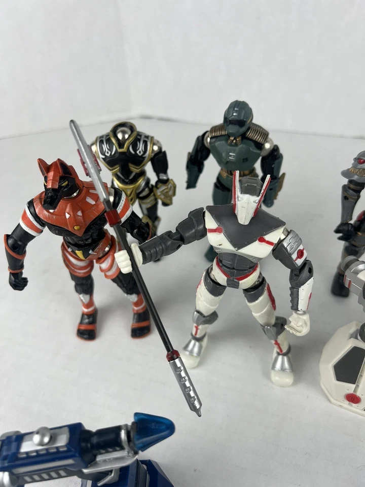 MEGA BLOKS 2005-07 MAG WARRIORS MAGNETIC ACTION FIGURE LOOSE LOT Of 9 Incomplete - Image 3 of 4