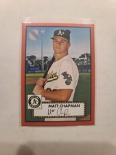 2021 Topps 70th VIP Celebration Platinum Anniversary Matt Chapman Red 5/5 A's