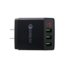3-Port Rapid Wall Charger Power Adapter USB Charging Brick  for iPad Samsung