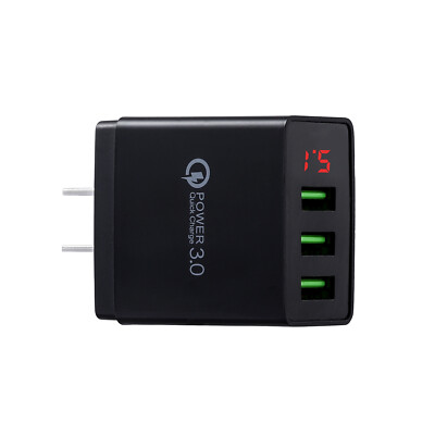 3-Port Rapid Wall Charger Power Adapter USB Charging Brick  for iPad Samsung A