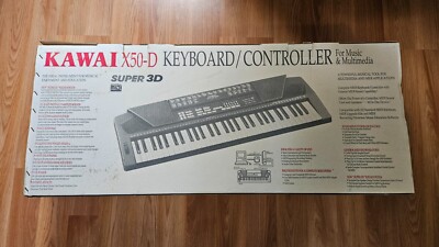 NEW IN OPEN BOX Kawai X-50D Midi Keyboard Synthesizer Super 3D
