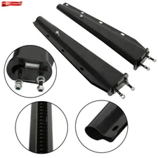 Unused Mud Flap Hangers Black Steel Straight 30" 2.5" Semi Truck Spring Loaded