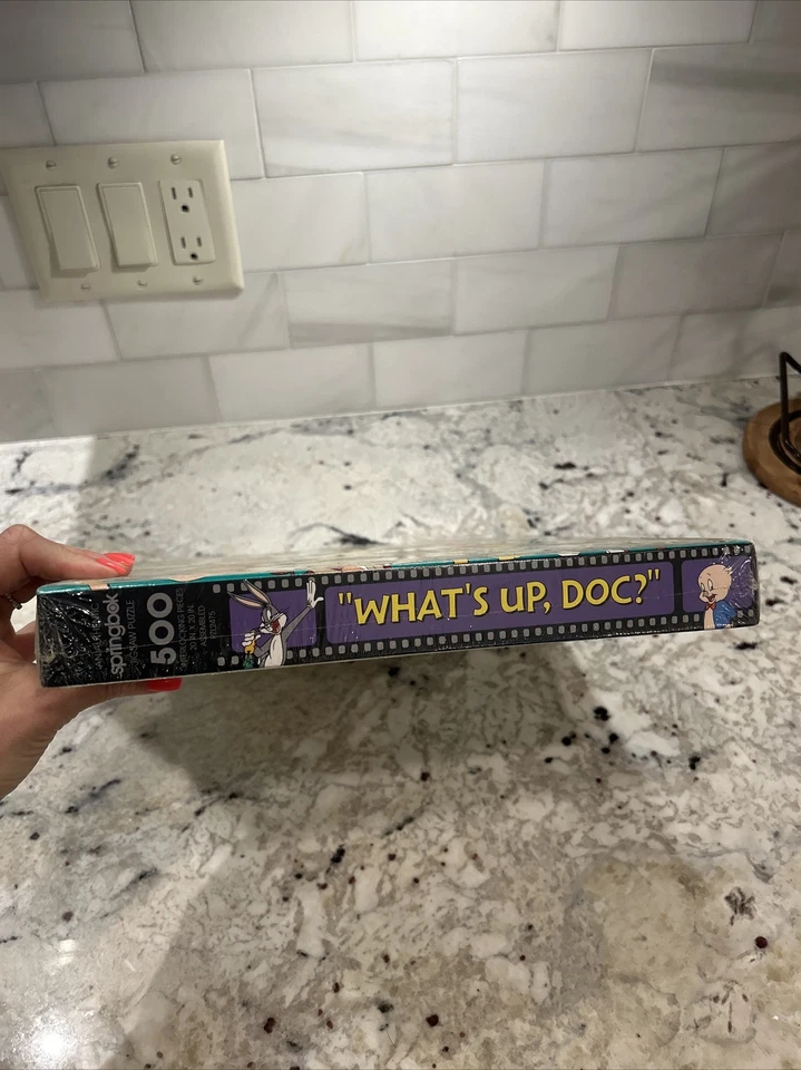 ¡NUEVO! Rompecabezas Springbok sellado Looney Tunes Bugs Bunny Taz What's Up Doc 500 piezas Foto 4 de 4