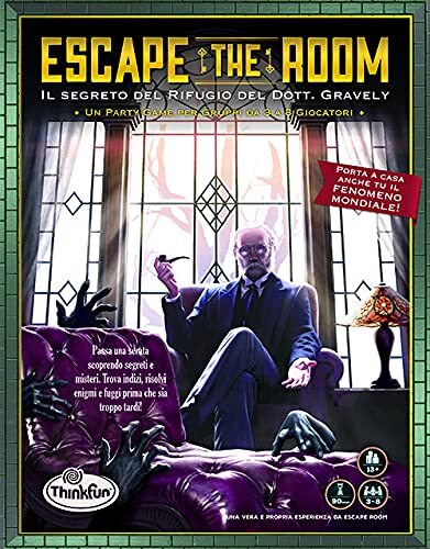 ThinkFun - Escape The Room: Il Mistero del Rifugio del Dott. Gravely, (h9o)
