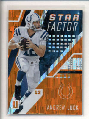 ANDREW LUCK 2017 PANINI UNPARALLELED #SF-AL STAR FACTOR WIND CHIMES #/25 AK7193