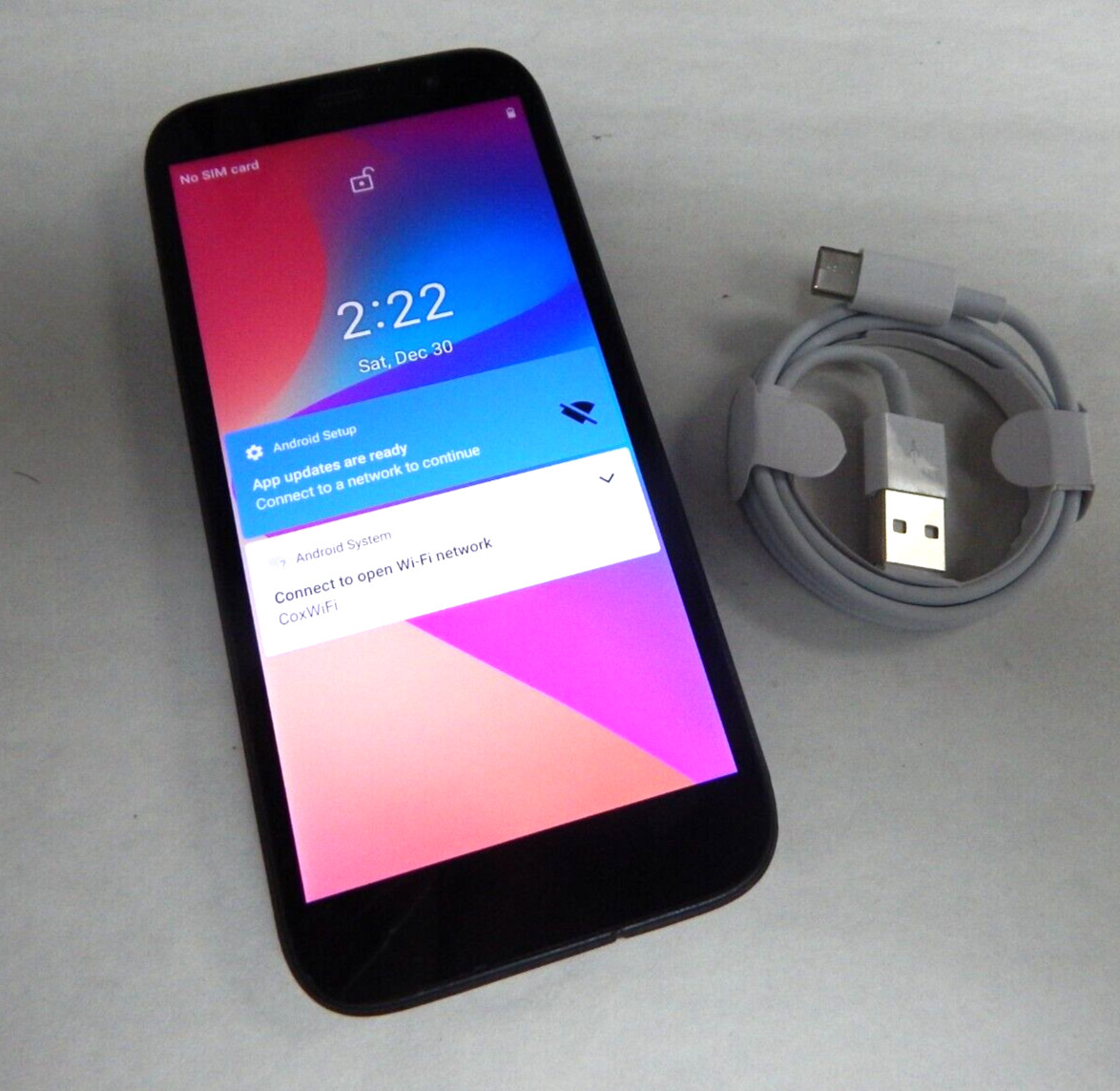 BLU View 2 B131DL 32GB (TracFone) Black FREE BUNDLE & SHIPPING