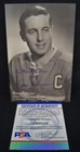 JEAN BELIVEAU Autographed 3.5x5.5" Photo MONTREAL CANADIENS PSA/DNA HOF AUTO — photo 1