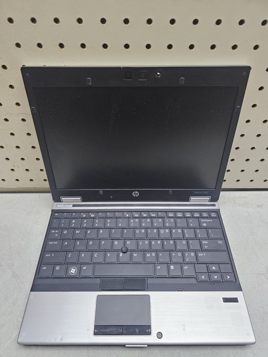 HP EliteBook 2540p Laptop - Intel i7 L640 - NO HDD/RAM/OS