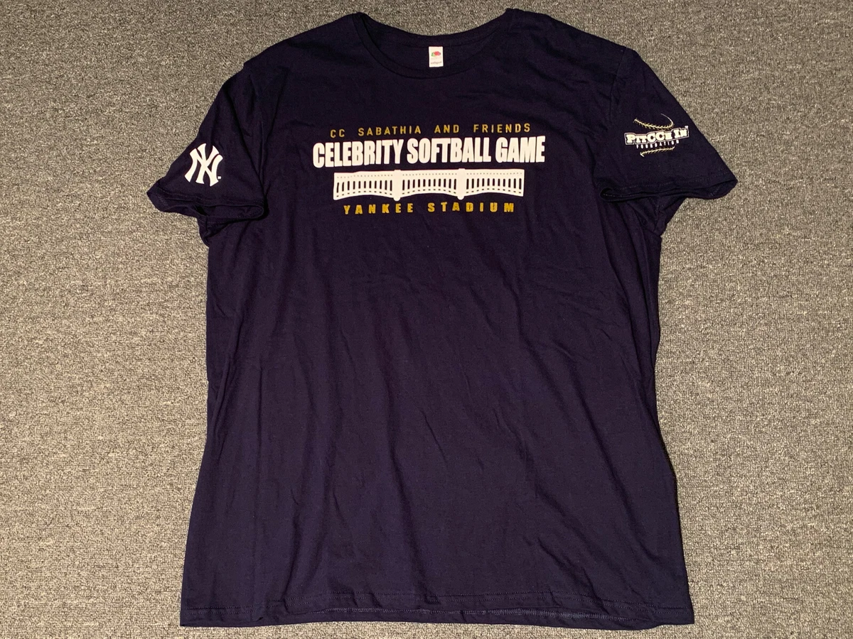 CC Sabathia and Friends Celebrity Softball Game Yankee Stadium T-Shirt  Baseball | eBay