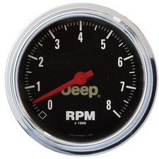 Autometer 880246 Gauge Tachometer 3 38 8k Rpm In-dash Jeep