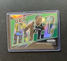 Panini 2022 Prizm WNBA Get Hyped Insert #13 Arike Ogunbowale Dallas Wings