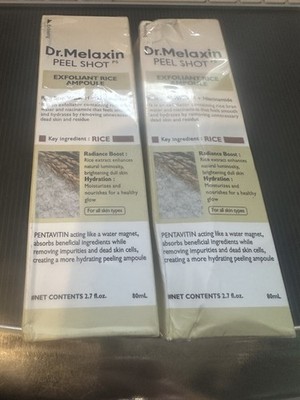 2 x Dr.Melaxin PEEL SHOT GLOW PEELING REISAMPULLE (WEISSER REIS)
