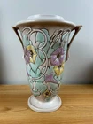 Roseville Morning Glory White 1935 Vintage Art Pottery Tall Ceramic Vase 731-12