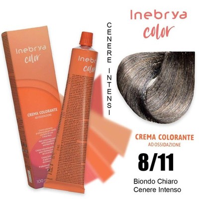 Hair Color 8/11 Inebrya Light Ash Blonde Intense 100ml