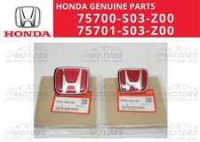 Honda Genuine Civic Ek9 Type R Emblems Badge Set 75700-s03-z00 75701-s03-z00