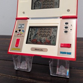 Nintendo Game Watch Mickey Donald Handheld Boxed Manual Rare Retro