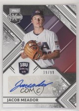 2018 Panini Elite Extra Edition 19/99 Jacob Meador #18U-JM Auto eq1
