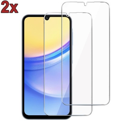 2x 9H Gehärtete Glas für Samsung Galaxy A15 4G / 5G Displayschutz Anti-Kratzer
