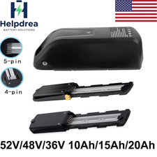 52V/48V/36V 20AH/15AH/10AH Ebike Lithium Battery For Electric Bike 0-2000W Motor