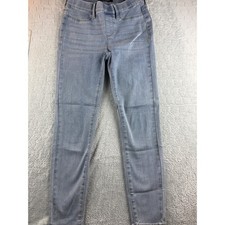 Judy Blue Skinny Fit Jeans Light Wash Size 7 28 Distressed Hem