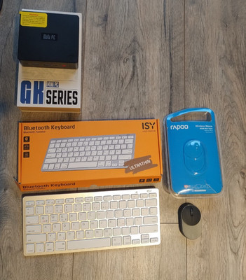 Mini PC  Beelink GK35 - 8GB / 256GB SSD / Intel J4205 - Win 10 + Tastatur + Maus