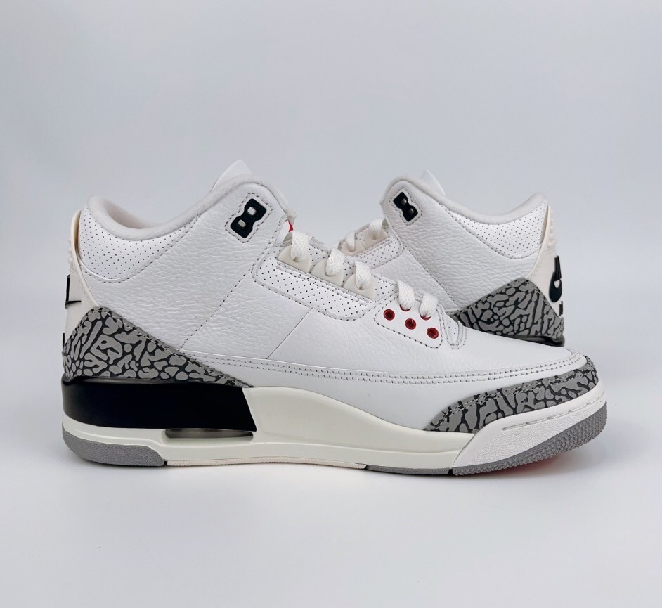 Size 13 - Jordan 3 Retro Mid White Cement Reimagined for sale