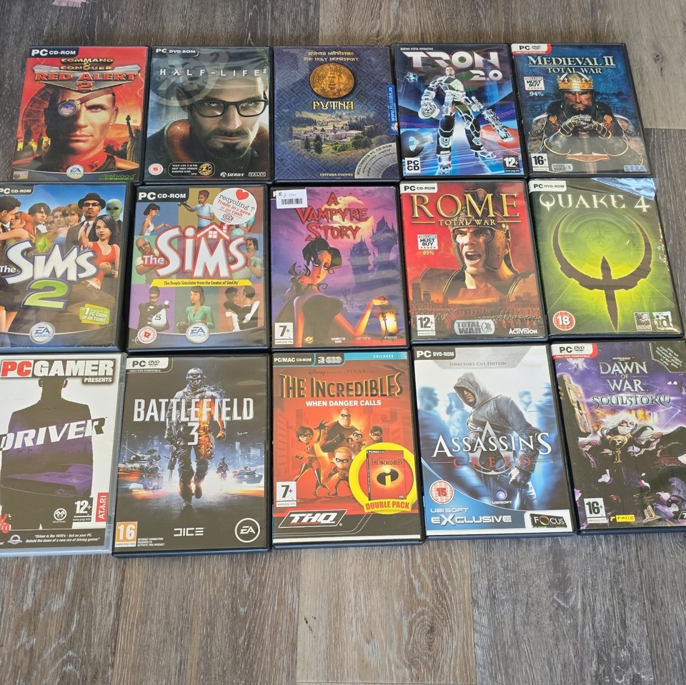 PC Games Bundle X15 - PC-CD Rom - VGC | eBay UK
